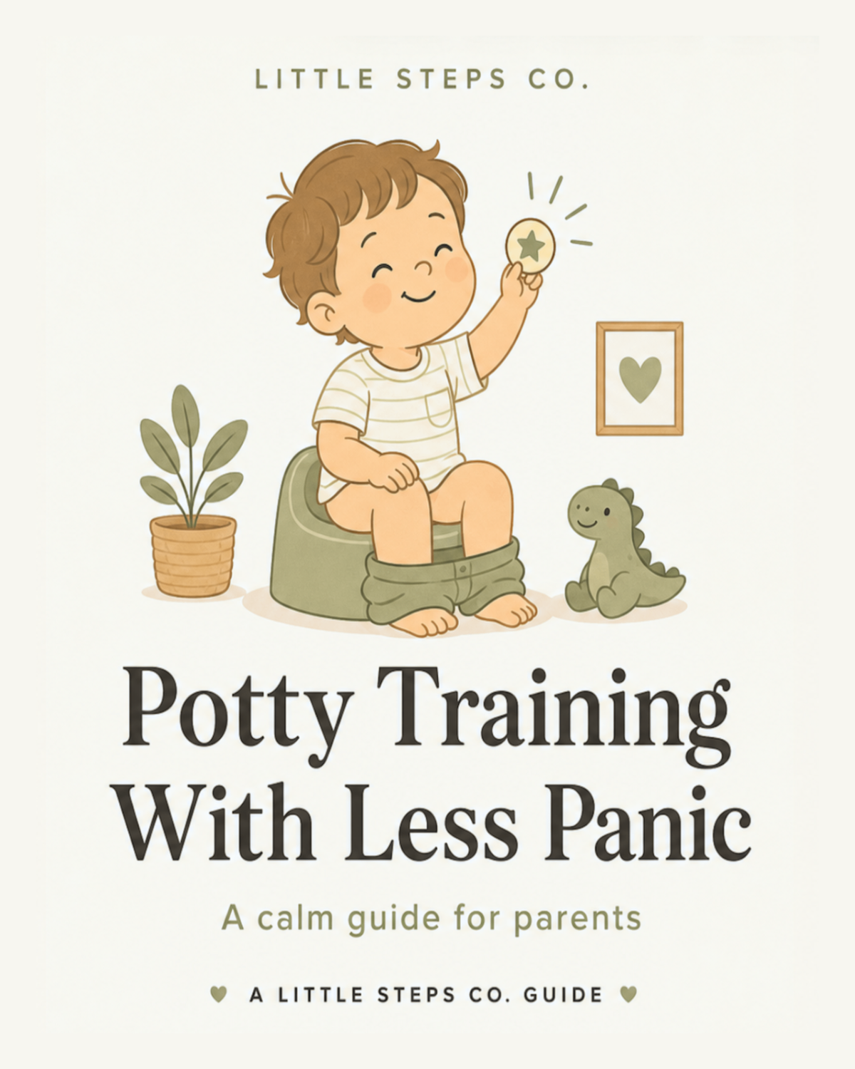 Potty Training With Less Panic book cover