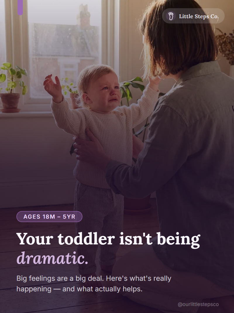 Your toddler isn't being dramatic