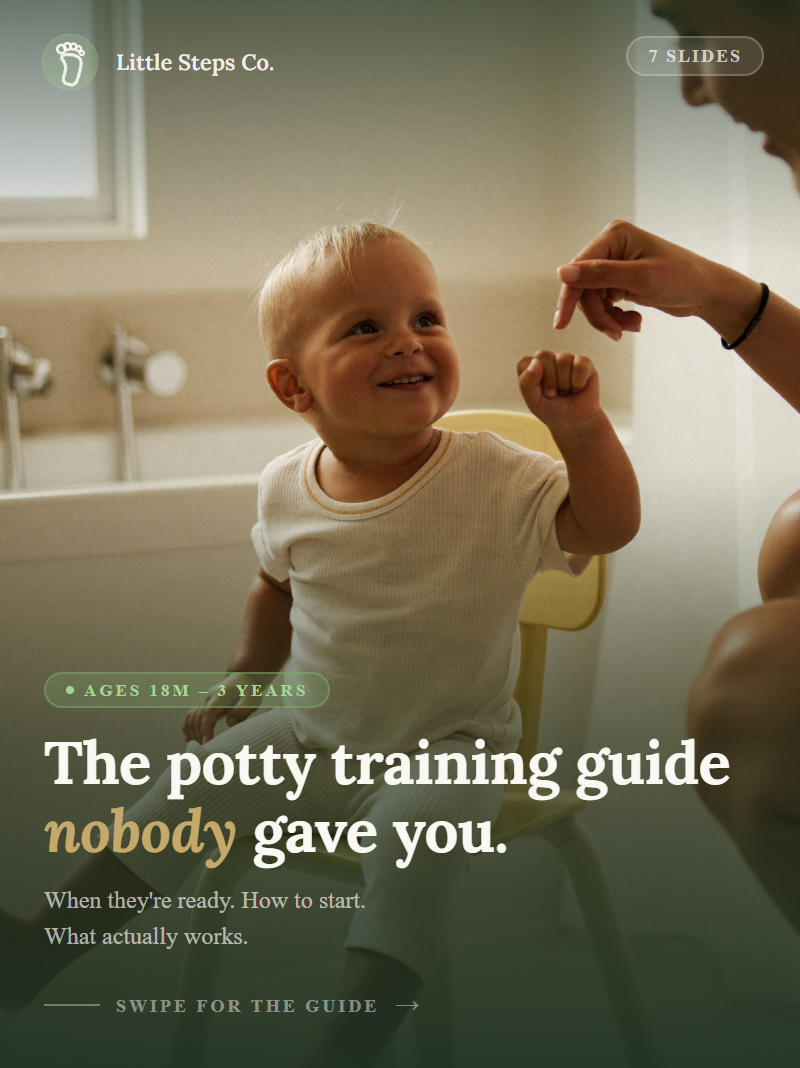 The potty training guide nobody gave you.
